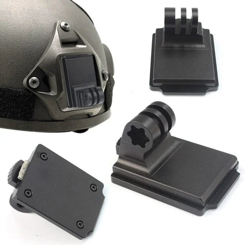 Kypäräkiinnike NVG:lle ja yönäkölaseille - GoPro-kiinnike NVG:lle
