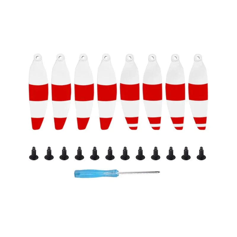 Propeller till DJI Mavic Mini - ersätter 4726F - Kit 4-Pack - Vit/Röd - Action King