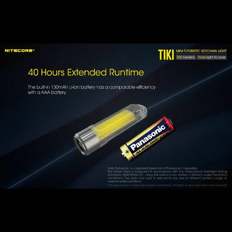 Nitecore TIKI avaimenperävalo USB-C - 300lm