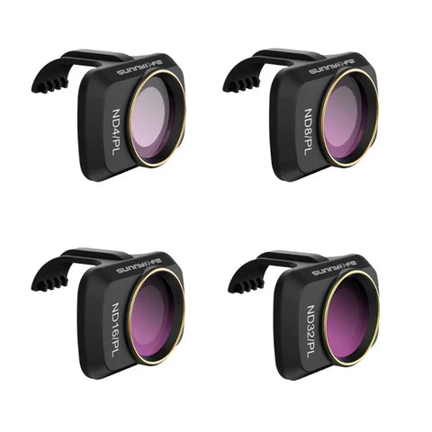 Filter 4-pack - ND4/PL + ND8/PL + ND16/PL + ND32/PL till DJI Mavic Mini / Mini 2 / Mini 2 SE / Mini 4K - Kit
