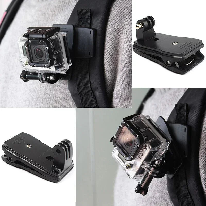 Snabbfäste / klämma till GoPro-kamera 360 grader - Action King