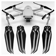 Master Airscrew - DJI Mavic 2 Stealth Upgrade Propellers - Propeller till DJI Mavic 2 Pro / Zoom - Svart - Kit 4-Pack - Action King
