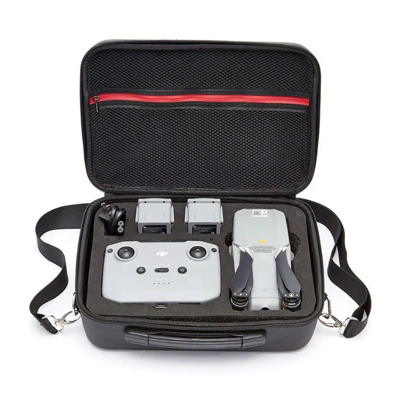 Väska till DJI Mavic Air 2 / Air 2S och tillbehör - Svart / Röd - Action King