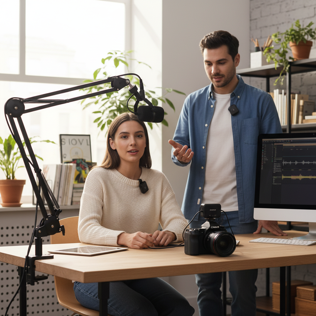 Godox MoveLink II M1 Wireless Lavalier Microphone System with Transmitters and Receiver for DSLR Cameras and Camcorders (Black) (Produktbild (vit bakgrund))