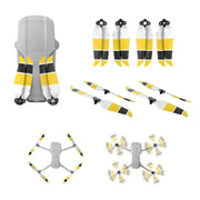 Propeller till DJI Mavic Air 2 / Air 2S - ersätter 7238F - Low Noise - Kit 4-Pack - Gul/Svart - Action King