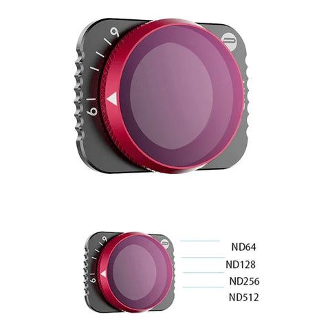 PGYTECH Filter VND, ND64 - ND512, Variabelt ND-värde till DJI Mavic Air 2