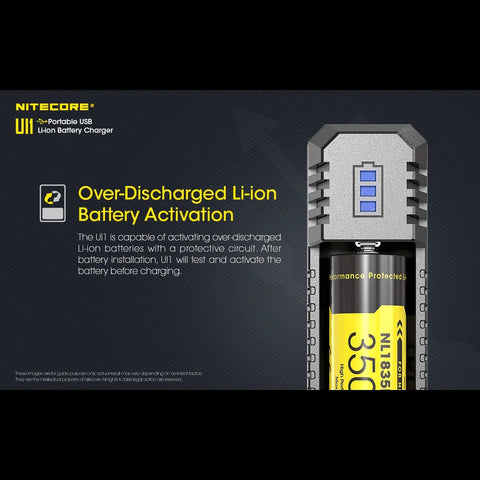 Nitecore UI1 yleislaturi / akkulaturi