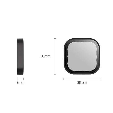 Telesin-suodatin 3-pakkaus - ND8 + ND16 + ND32 GoPro Hero12/11/Mini/10/9 mustalle - sarja