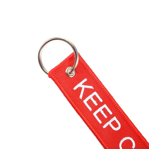 Nyckelband - KEEP CALM / AND CARRY ON - Röd/Vit