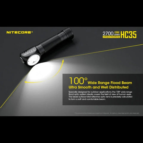 Nitecore HC35 otsalamppu - 2700lm