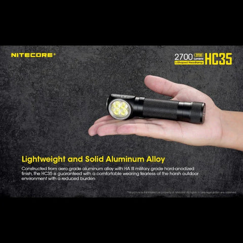 Nitecore HC35 otsalamppu - 2700lm