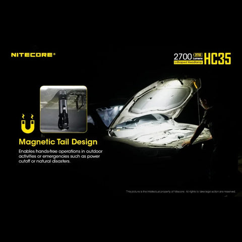 Nitecore HC35 otsalamppu - 2700lm