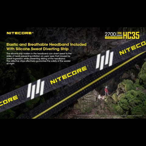 Nitecore HC35 otsalamppu - 2700lm