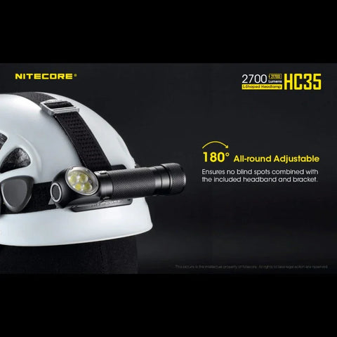Nitecore HC35 otsalamppu - 2700lm
