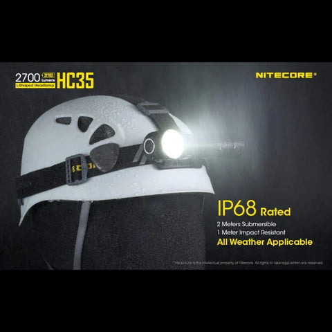 Nitecore HC35 otsalamppu - 2700lm
