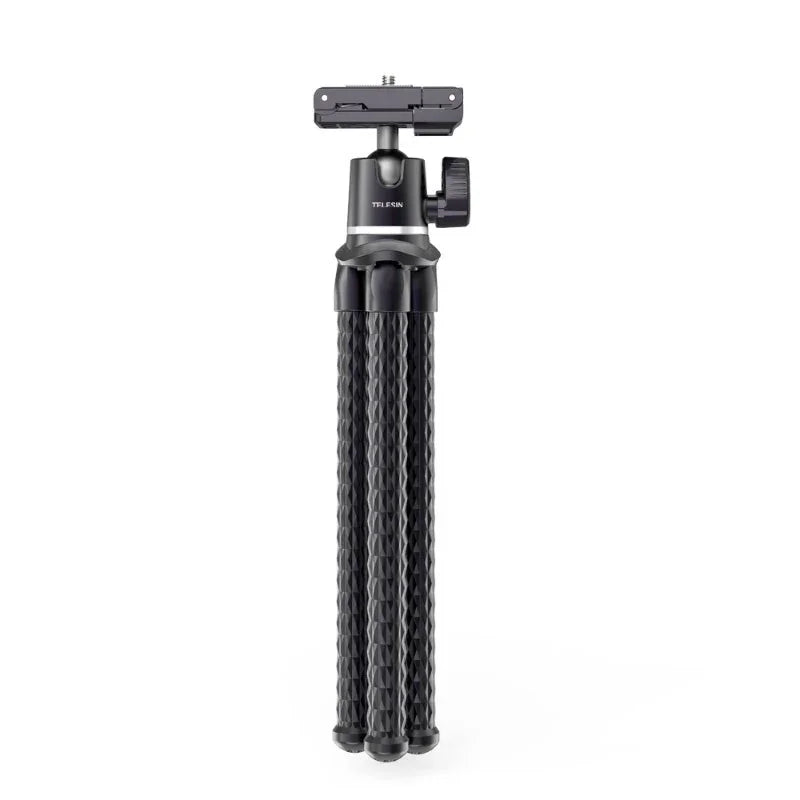 Telesin Tripod flexibelt 360 grader kulledshuvud 1/4" skruv / Mobilhållare / Tillbehörssko - Bläckfisk - Action King