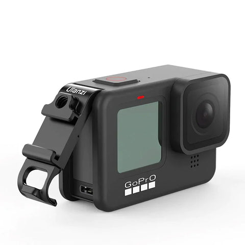 Ulanzi G9-6 akkukotelon kansi kylmäkenkällä, 1/4" kierteellä ja USB-läpiviennillä GoPro Hero12/11/10/9 mustalle