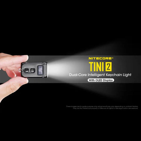Nitecore TINI2 Avaimenperävalo - Musta - 500lm