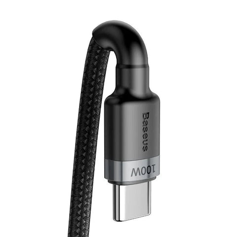 Baseus Cafule USB-C -kaapeli PD 2.0 / QC3.0, 100W, 20v/5A, 2m - Musta