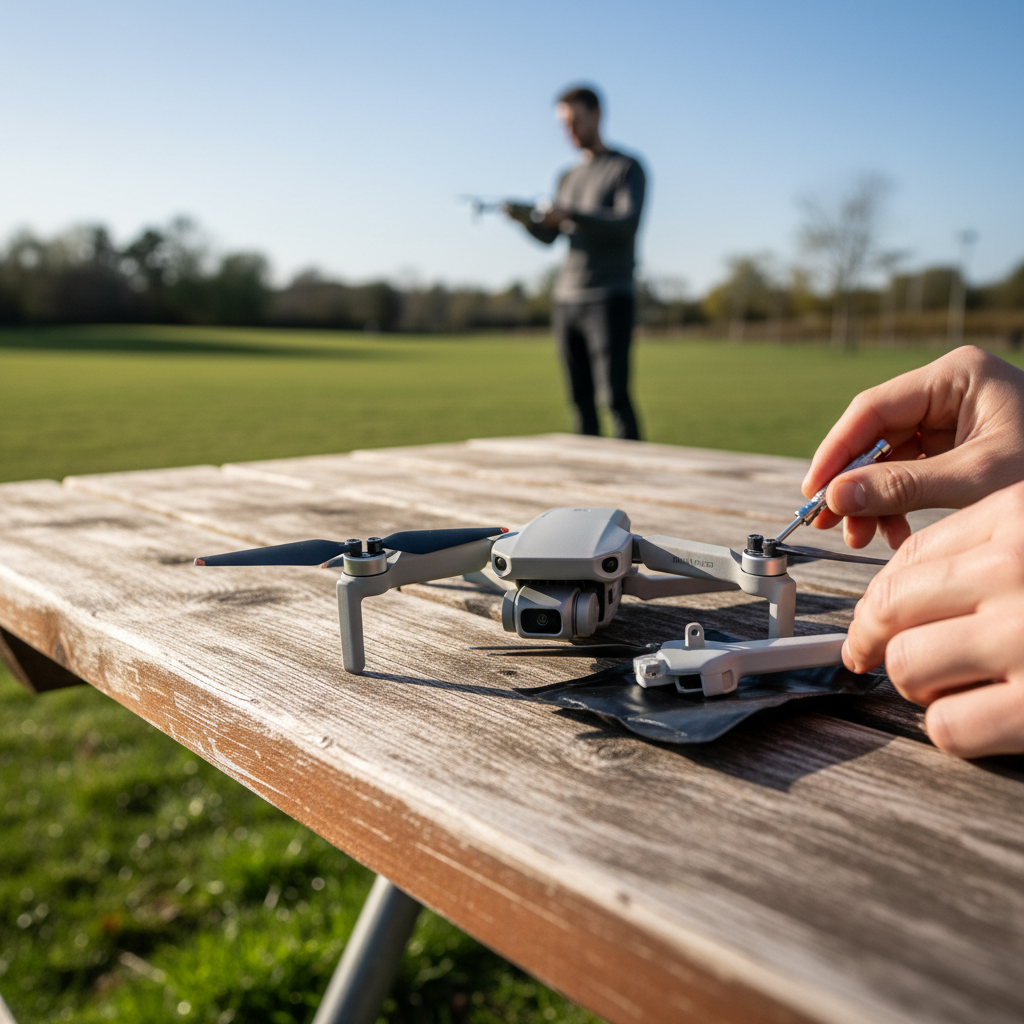 DJI Mini 4 Pro motorarm bak vänster – reservdel för drönare reparation. Köp DJI delar för Mini 4 Pro.