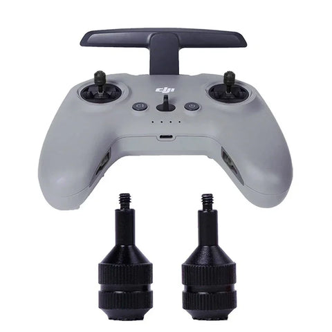 DJI Avata 2 / Avata / RC Pro -kaukosäätimen tikku - 2 kpl alumiinia - musta