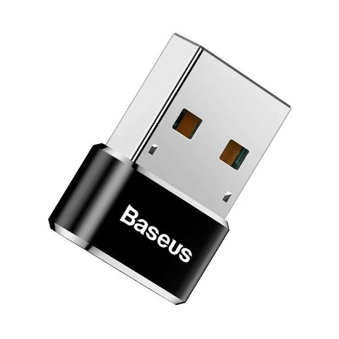 Baseus-sovitin USB-C - USB-A, 5A - musta