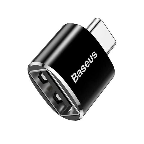 Baseus Sovitin USB-A - USB-C - Musta