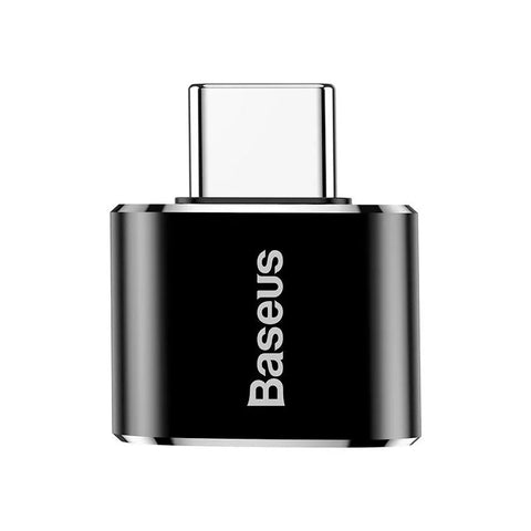 Baseus Sovitin USB-A - USB-C - Musta