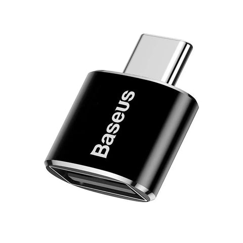Baseus Sovitin USB-A - USB-C - Musta