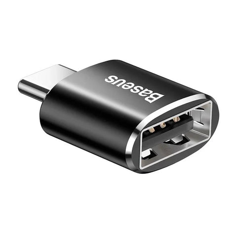 Baseus Sovitin USB-A - USB-C - Musta