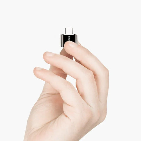 Baseus Sovitin USB-A - USB-C - Musta