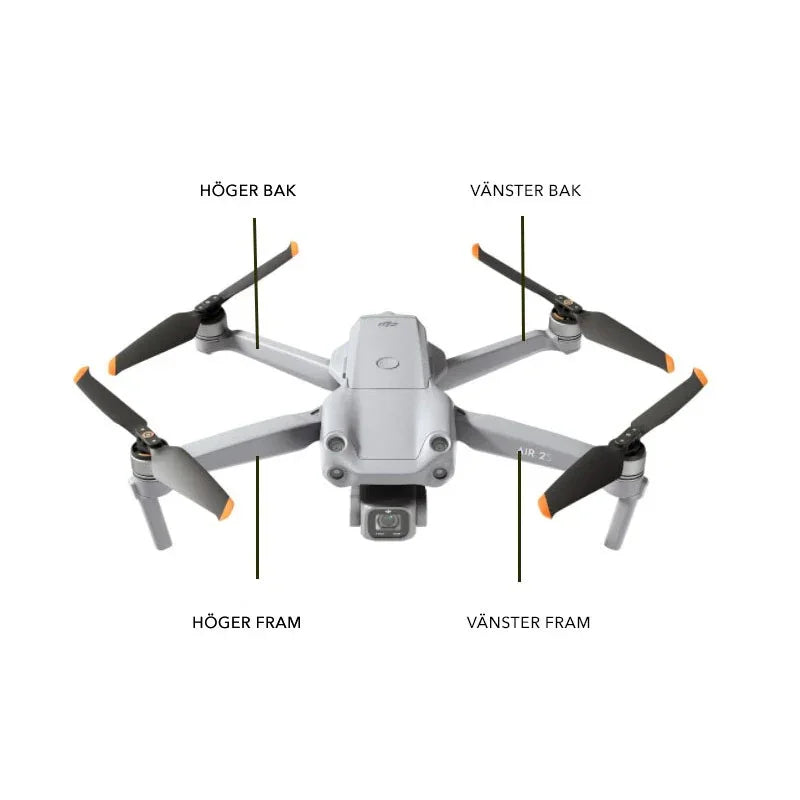Motorarm till DJI Air 2S - Vänster Fram - Action King