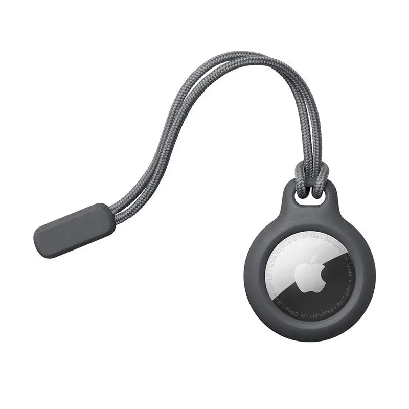 Fodral med rem för Apple AirTag - Svart - Action King