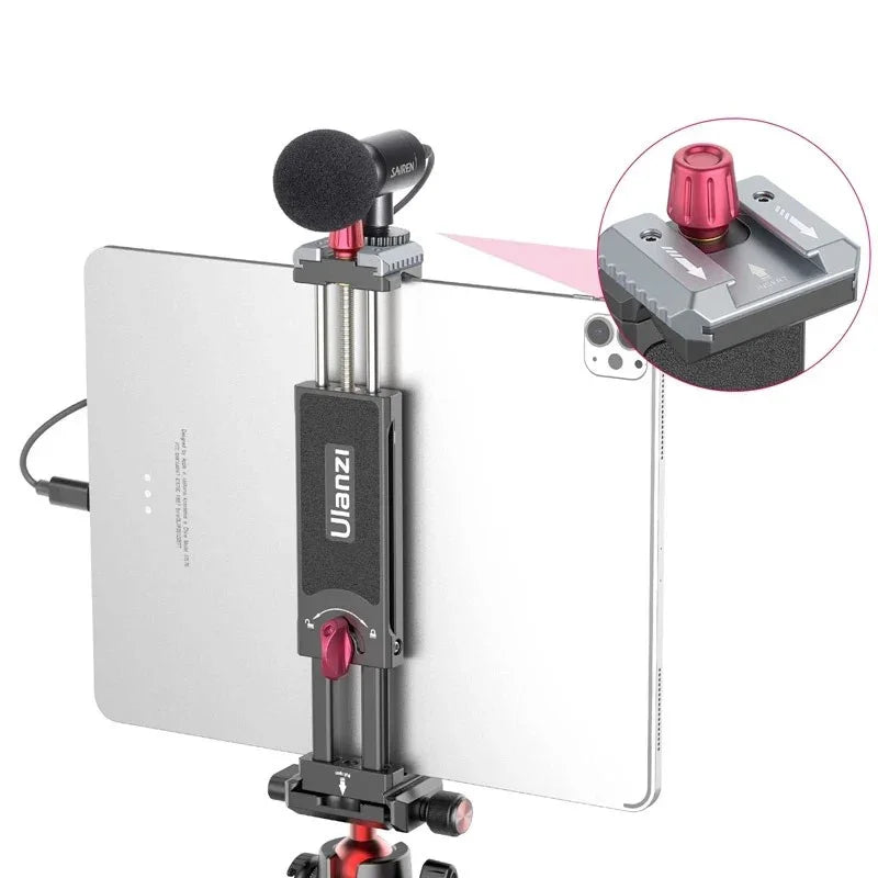 Ulanzi U-Pad III Tablet Clamp Fäste - hållare Padda till 1/4" skruv - Aluminium - Action King