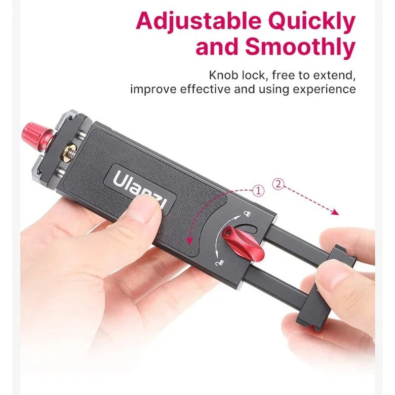 Ulanzi U-Pad III Tablet Clamp Fäste - hållare Padda till 1/4" skruv - Aluminium - Action King