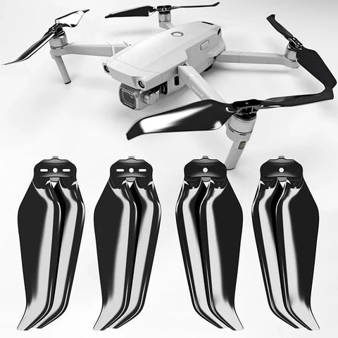 Master Airscrew - DJI Mavic 2 Endure Upgrade -potkurit - Potkurit DJI Mavic 2 Pro / Zoomille - Musta - 4 kappaleen pakkaus