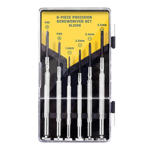Deli Precisionsskruvmejslar 6 x Mini - DL3206 - Kit