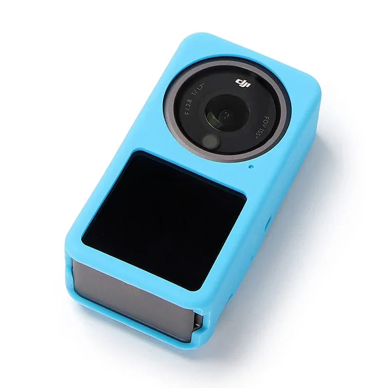 Telesin Silikonskal / fodral till DJI Action 2 med tillbehör - Blå - Action King