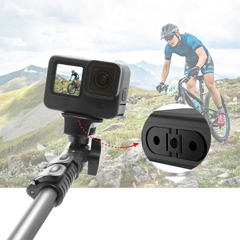 Adapteri taittuvat sormet / 1/4" kierre GoPro Hero12/11/10/9/8 Black/MAX -kameroille - Alumiini