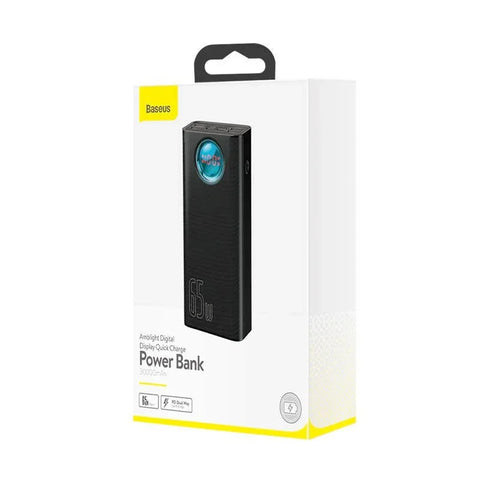 Baseus Amblight Varavirtalähde - Kannettava akku - 30000mAh, 5xUSB Tyyppi A/C, QC 3.0 / PD 65W