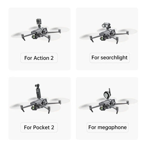 Fäste / hållare för kamera / tillbehör till DJI Mavic 3 Serien - Multi - Action King