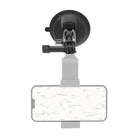 Telesin-imukuppikiinnike, kaksoisnivel - 360° pallonivel - raskaaseen käyttöön - alumiini