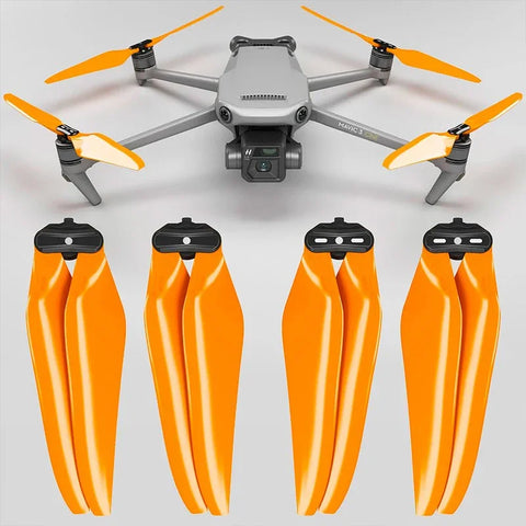 Master Airscrew - DJI Mavic 3 Stealth Upgrade -potkurit - Potkurit DJI Mavic 3:lle - Oranssi - 4 kappaleen pakkaus
