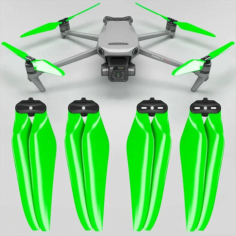 Master Airscrew - DJI Mavic 3 Stealth Upgrade -potkurit - Potkurit DJI Mavic 3:lle - Vihreä - 4 kappaleen pakkaus