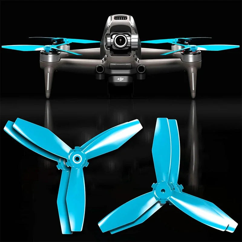 Master Airscrew - DJI FPV Ludicrous Upgrade Propellers - Propeller till DJI FPV - Blå - Kit 4-Pack - Action King