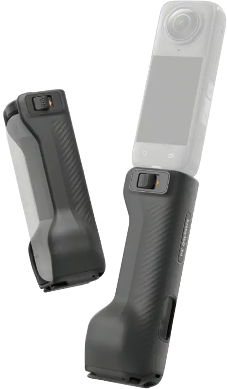 Insta360 X5:n taittuva kahva