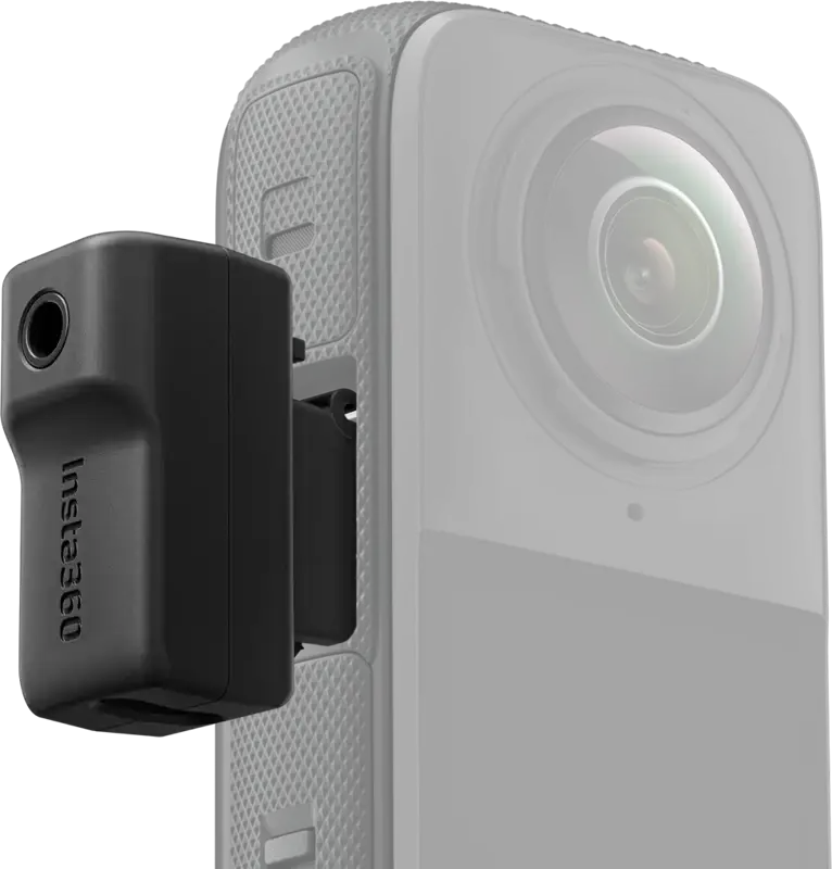 Insta360 X4 -mikrofonisovitin - Insta360 X4 -äänisovitin ulkoiselle mikrofonille