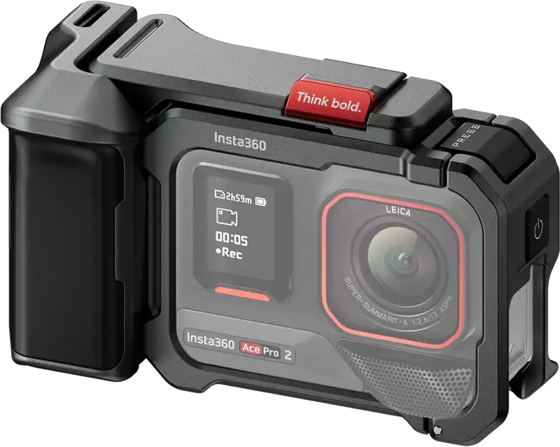 Insta360 Ace Pro gre tumma - Insta360 Ace Pro Xplorer Grip Kit tummanharmaa