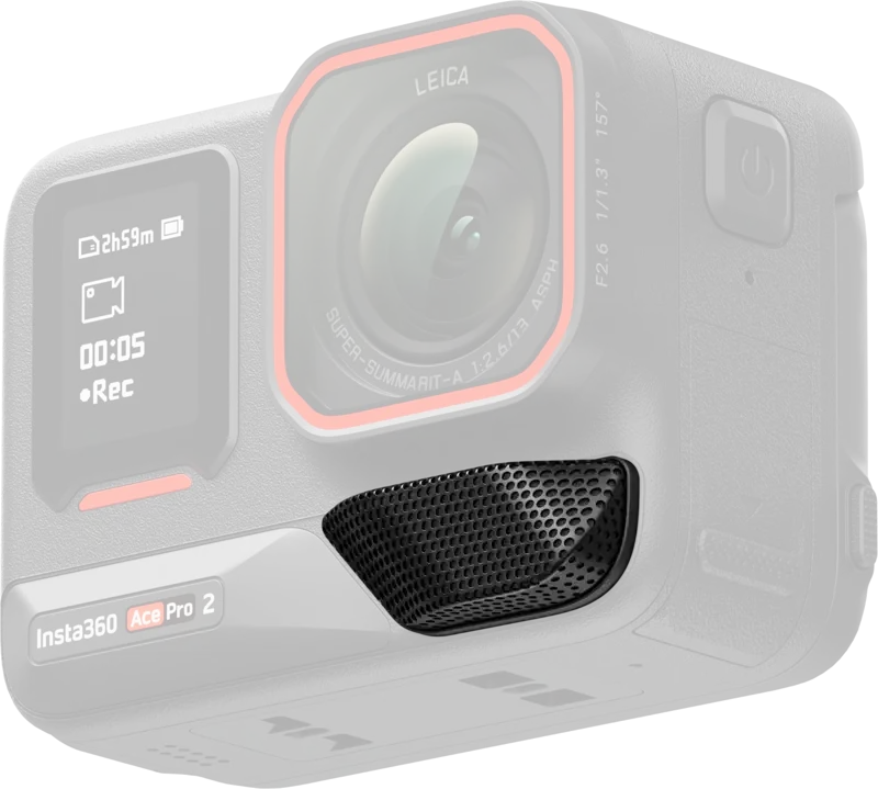 Vindskydd för Insta360 Ace Pro 2 guard, minskar vindbrus och skyddar mikrofonen.