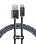 Baseus Dynamic Fast Charging USB-A - USB-C kabel, 100W, 20v/5A, 1m - Svart - Action King